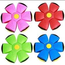 Magic UFO Ball Flying Saucer Pet Throw Disc Fetch Fun Family Dog active exercise