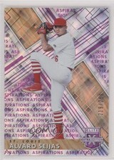 2019 Panini Elite Extra Edition Aspirations Purple /250 Alvaro Seijas #158 0q3