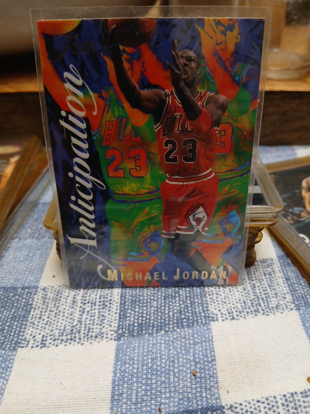 95-96 FLAIR Anticipation Michael Jordan Chicago Bulls #2 Insert Card