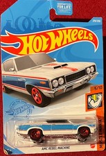 Hot Wheels Muscle Mania Amc Rebel Machine White 219250 . See Combined Offers
