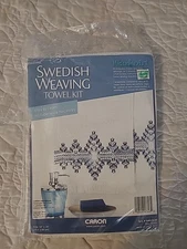 Caron Wonderart Swedish Weaving Towel Kit #SW0303P  Blue Winds, No Yarn