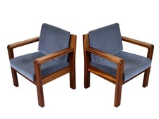 2x 60er 70er Jahre Teak Sessel Easy Chair Loungechair Danish Modern Design 70s
