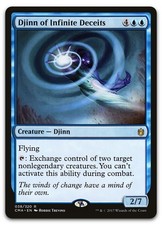 Djinn of Infinite Deceits #38 (LP) Commander Anthology CMA Magic MTG