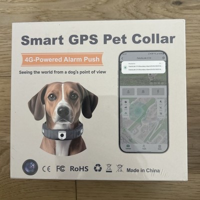 Smart Pet Collar FetchLink C10  4G   powered alarm push~ New