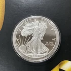 2017 S Proof 1$ American Silver Eagle Congratulations Set OGP & COA Coin