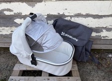 UPPAbaby Bassinet Portable Travel Bassinet for Baby Dark Taupe, V2