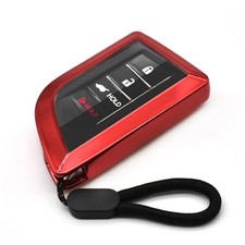 Fit for Acura MDX RDX Integra Key Fob Cover Case Remote Holder Skin TPU Red