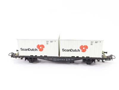 Wagon de marchandises Märklin H0 4770 wagon porte-conteneurs "ScanDutch" 042 ... - Photo 1/4
