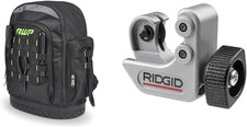 Extreme Tool Backpack with RIDGID Close Quarters Tubing Cutter Bundle