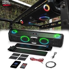 KEMIMOTO Midnight 90 UTV Sound System Audio Roof For Can Am Defender / Commander