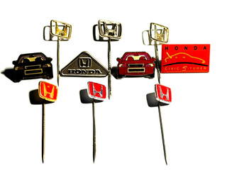 Pins Bundle 10 Old Different Honda Pins / Needles From Collection