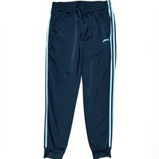 Adidas Black Joggers with White Stripes