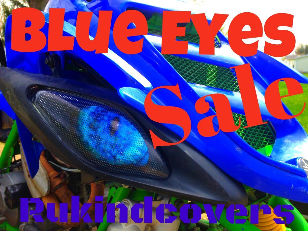 ハイライト BLUE EYE HEAD LIGHT HEADLIGHT COVERS YFZ450 YFZ450X YFZ RAPTOR 250