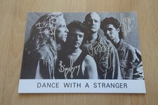 Dance With A Stranger Autogramme full signed 10x15 cm Postkarte s/w