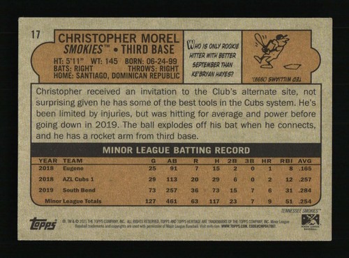 2021 Topps Heritage Minor League - You Pick Your Card - Complete Your Set - 第 24/264 張圖片