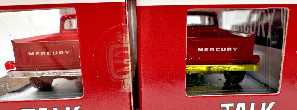 Camioneta de juguete M2 Machines 1967 Mercury M-100 personalizada 4x4 Chase R95 roja nueva Foto 3 de 3