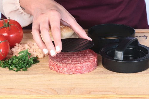 Prensa de hamburguesas de relleno antiadherente 3 en 1 máquina deslizantes barbacoa - Imagen 9 de 9