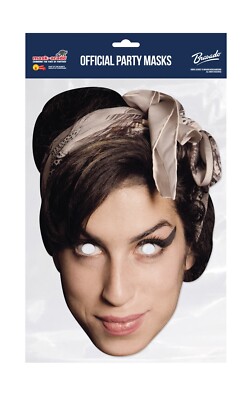 Amy Winehouse offizielle 2D-Karte Party Gesichtsmaske schick verkleiden Sängerin