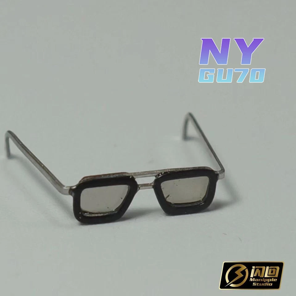 Gafas de sol negras 1/12 marco accesorios ajuste 6 pulgadas PH figura de acción cabeza muñeca juguete Foto 2 de 4