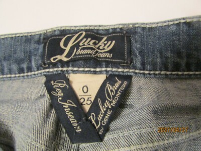 Jean Lucky Brand Pour Femme - Taille 0 / 25 - Coupe Skinny Bleu - État Excellent