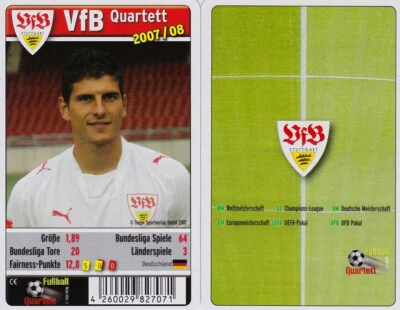 TEEPE VFB Stuttgart Quartett Kartenspiel 2007/08 Karten Fußball Ball OVP Neu
