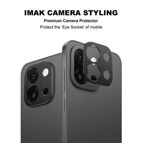 For OnePlus 13T 5G, imak Metal Material Hollow Camera Protect Bezel Cover - 第 1/8 張圖片