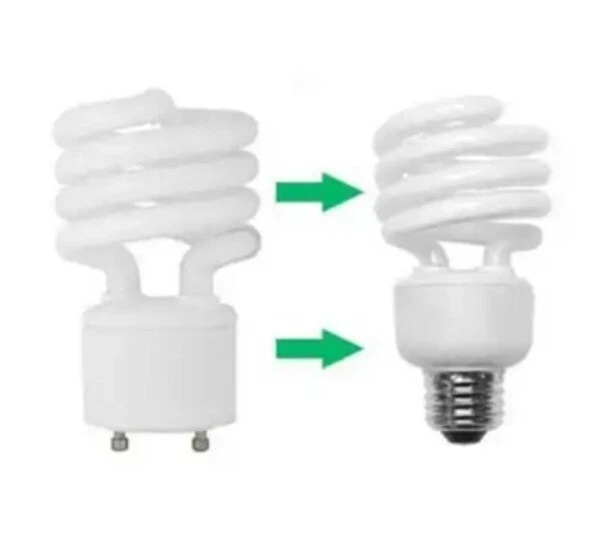 5 PACK Newhouse GU24 To Standard E26/E27 Base Light Bulb Socket Adapter A2426E - Image 2 of 4