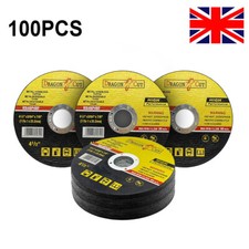 100 x ULTRA THIN METAL CUTTING / SLITTING DISCS 115mm 4.5 INCH FOR ANGLE GRINDER