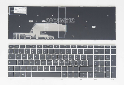 New for HP ProBook 650 G4 650 G5 Keyboard No Backlit No point