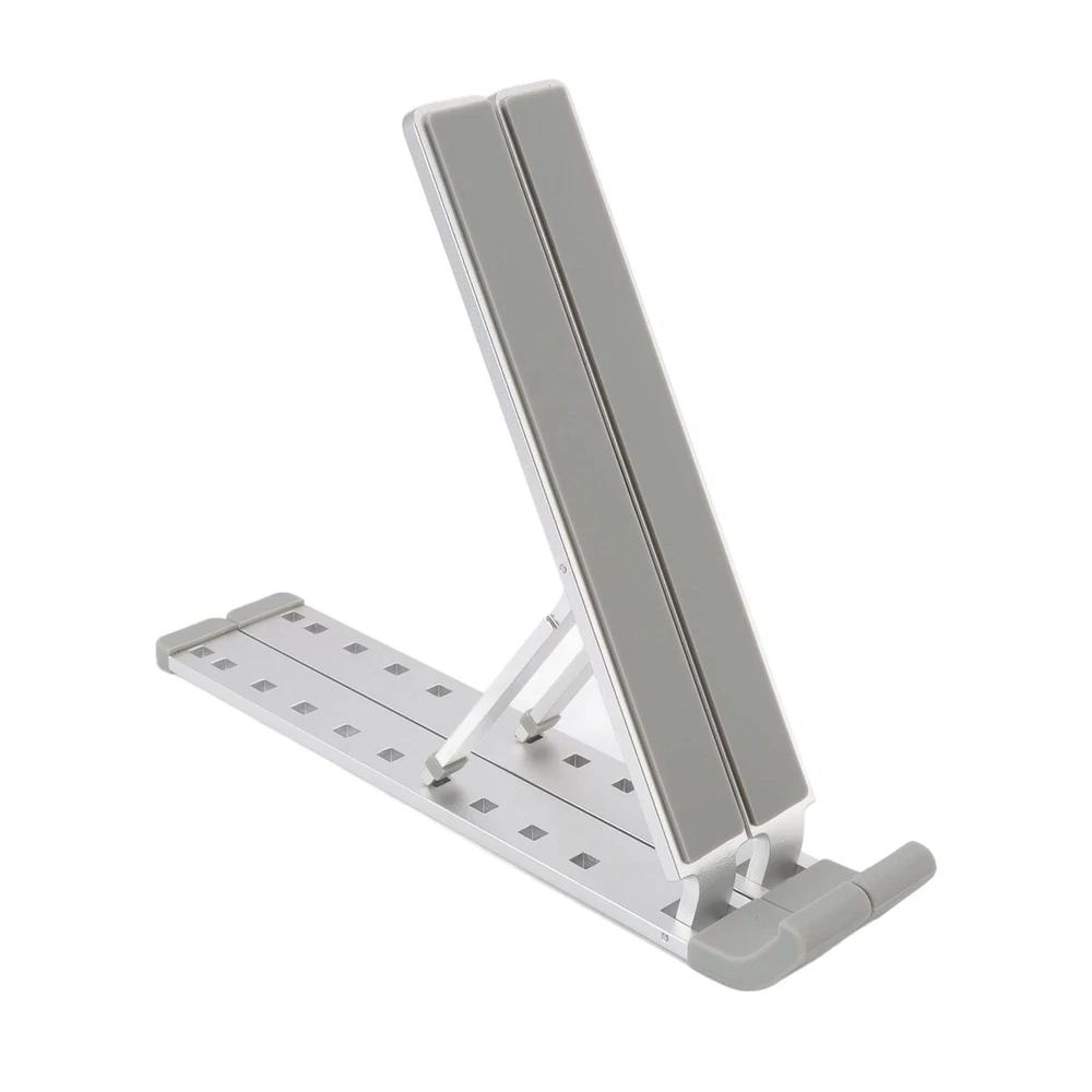 Adjustable Ergonomic Aluminum Laptop Stand for Desk Portable Holder