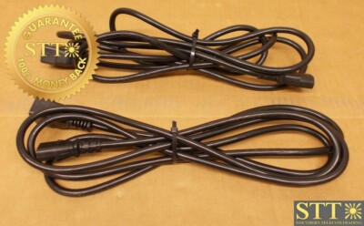 PFC2016C1396 POWERFIG POWER CORD 8FT IEC320 C20 TO C13 13A/250V 16/3 (LOT OF 2)
