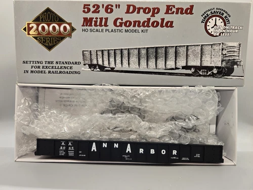 Proto 2000 HO 52'-6" Drop End Mill Gondola Kit - Ann Arbor 2045 - Picture 1 of 1