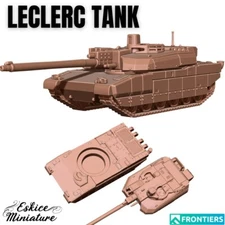 Eskice Miniature Ultra Modern French Leclerc Main Battle Tank Spectre 15 20 28mm