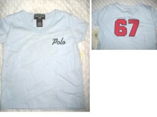 New w tag POLO RALPH ALUREN LOGO Top Shirt / Short Sleeves / Girls sz 4