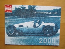 Busch Katalog Automodelle 1:87 aus dem Jahr 2000, 36 Seiten Top