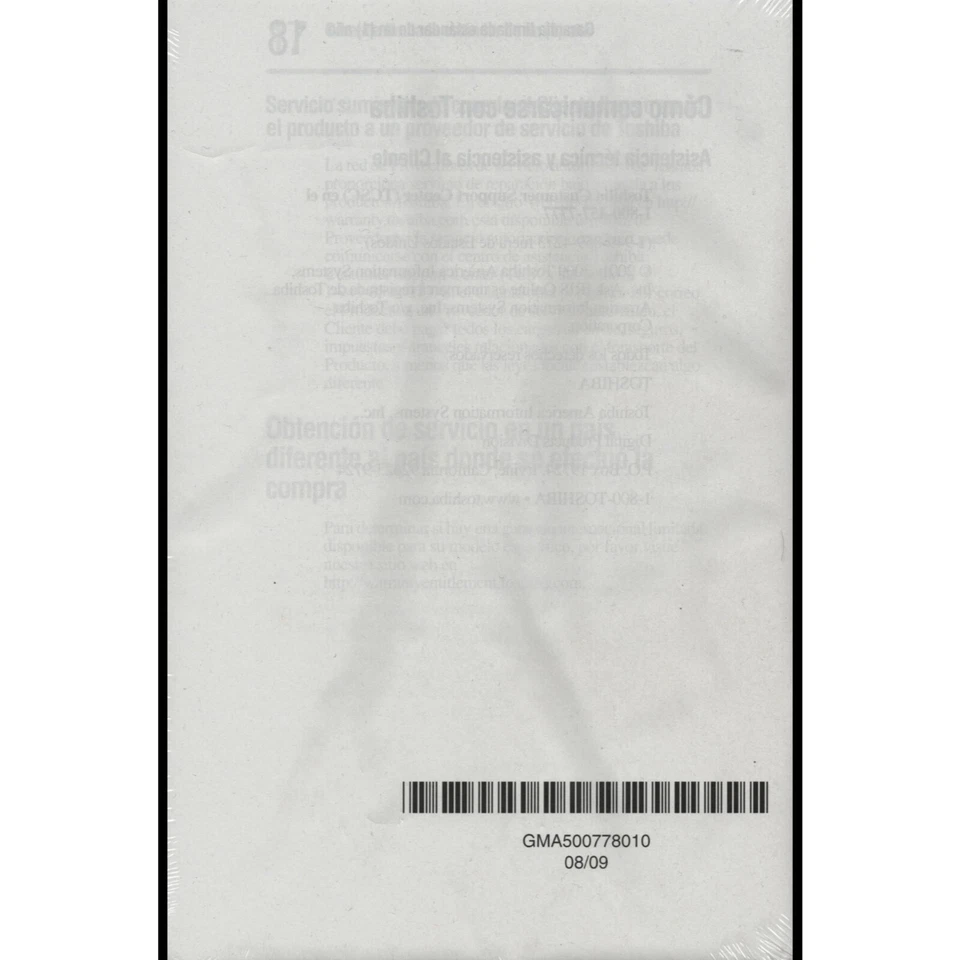 TOSHIBA Satellite L450 Series PC Laptop Resource Guide Manual 3 Instruction Book - Image 2 of 2