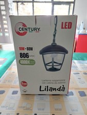 Lanterna Sospensione Con Catena Da Esterno LED 4000k Luce Naturale 806 Lumen