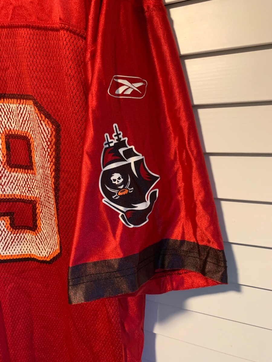 VTG Reebok Warren Sapp Jersey Men 2XL XXL 90s Tampa Bay Buccaneers