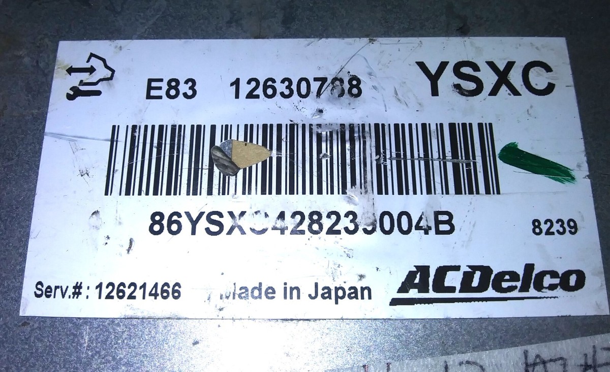 12630788 ecm ecu computer 2009-2012 Chevy Aveo | eBay