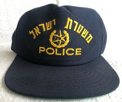 ISRAEL POLICE HAT CAP marked english 