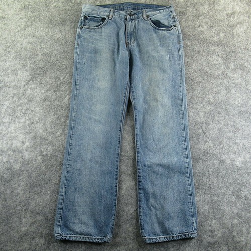 Rustic Blue Mens Jeans Size 32x30 Blue 
