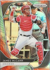 2020 Panini Prizm James McCann #245 Cosmic Haze Prizm SP 