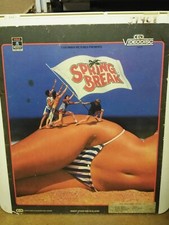 RARE "SPRING BREAK" CED RCA SelectaVision VideoDisc, Vintage - Movie Untested