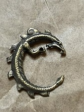 Bronze Colored Pewter Dragon Pendant 1990  s . Quantity 6 Pieces