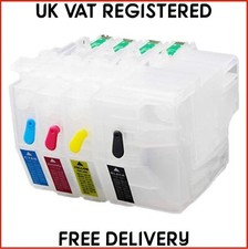 3217 Refillable Cartridges For Brother MFC-J5330 MFC-J5335 MFC-J5730 SET non-oem