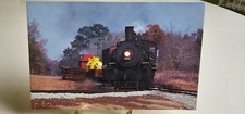 Texas State Railroad 400 Steam Engine Locomotive Postcard Train