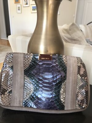 Jimmy Choo Tasche Python Clutch