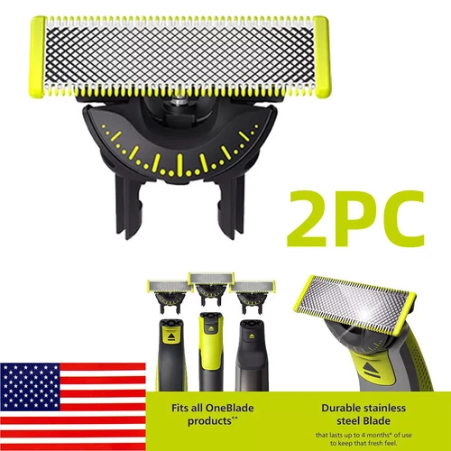 4PCS For Philips Norelco OneBlade 360° Blade Replacement Shaving Heads For QP - Bild 12 von 13