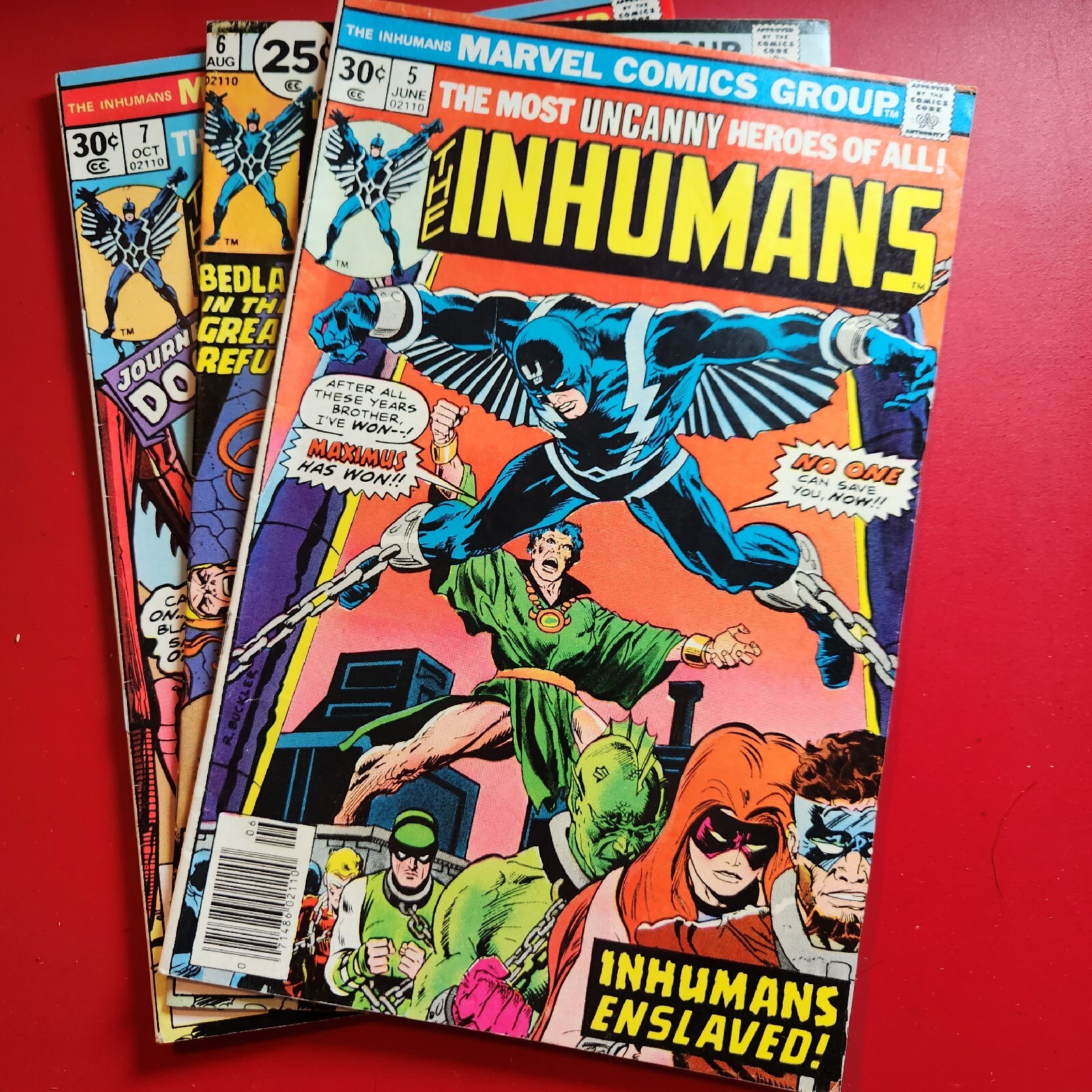 Marvel Inhumans Book Inhumans #5, #6, #7 1976 Marvel Comic Books VG | eBay