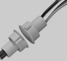 Interlogix 1078W-N Recessed Magnetic Door Contact With Wire Leads